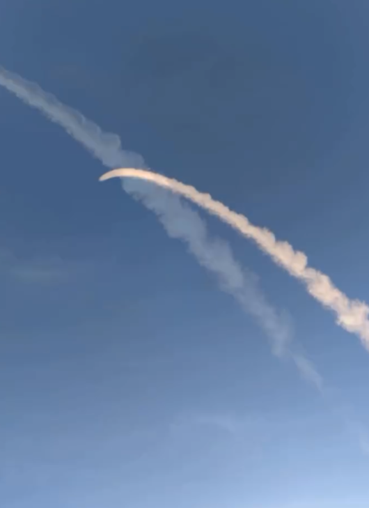 Smoke trail